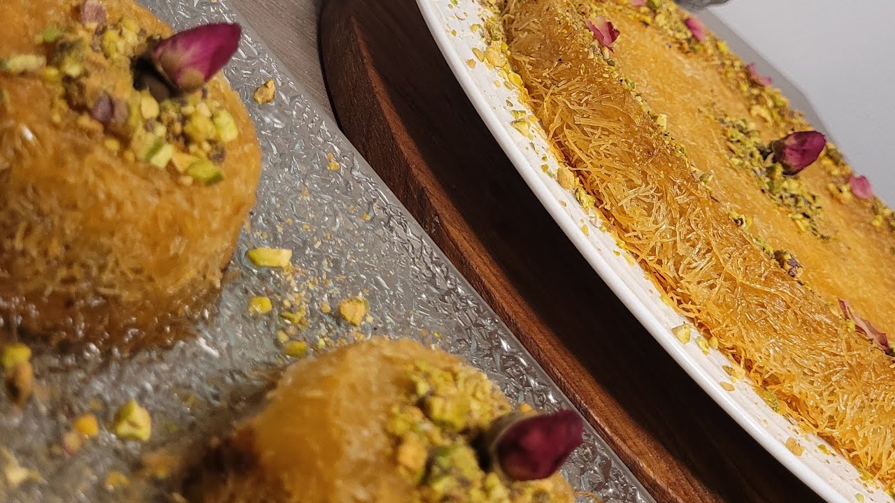 kunafa au #fromage #pistachio #facile #kunafa #قطايف #كنافة #جبن #recette #delicious #ramadan