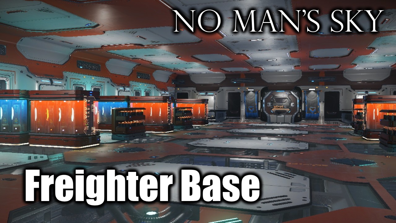 No Man's Sky Freighter Base Tour | Operations and Engineering (Part 1)