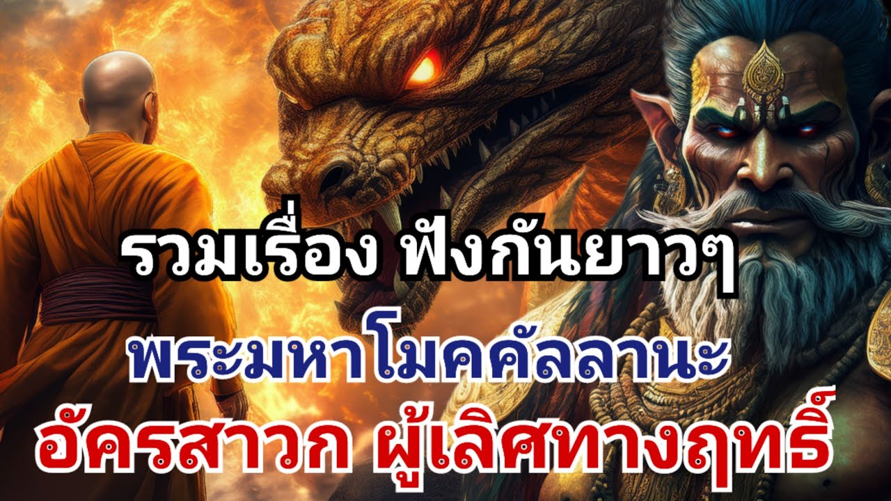 รวมเรื่อง พระมหาโมคคัลลานะ อัครสาวก ผู้เลิศทางฤทธิ์ฟังกันยาวๆ@แสงธรรมะนําใจ เล่าเรื่อง