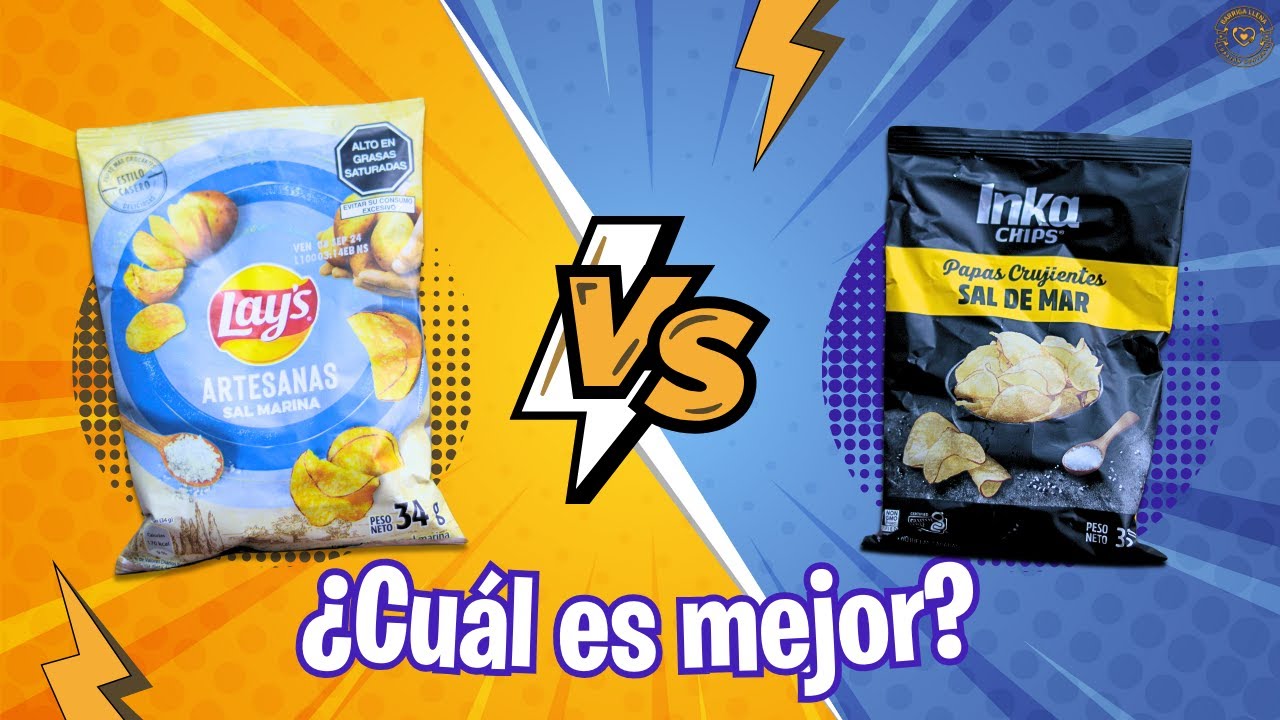 INKA CHIPS vs PAPAS LAYS | Sal de Mar | &iquest;Cu&aacute;l es MEJOR?