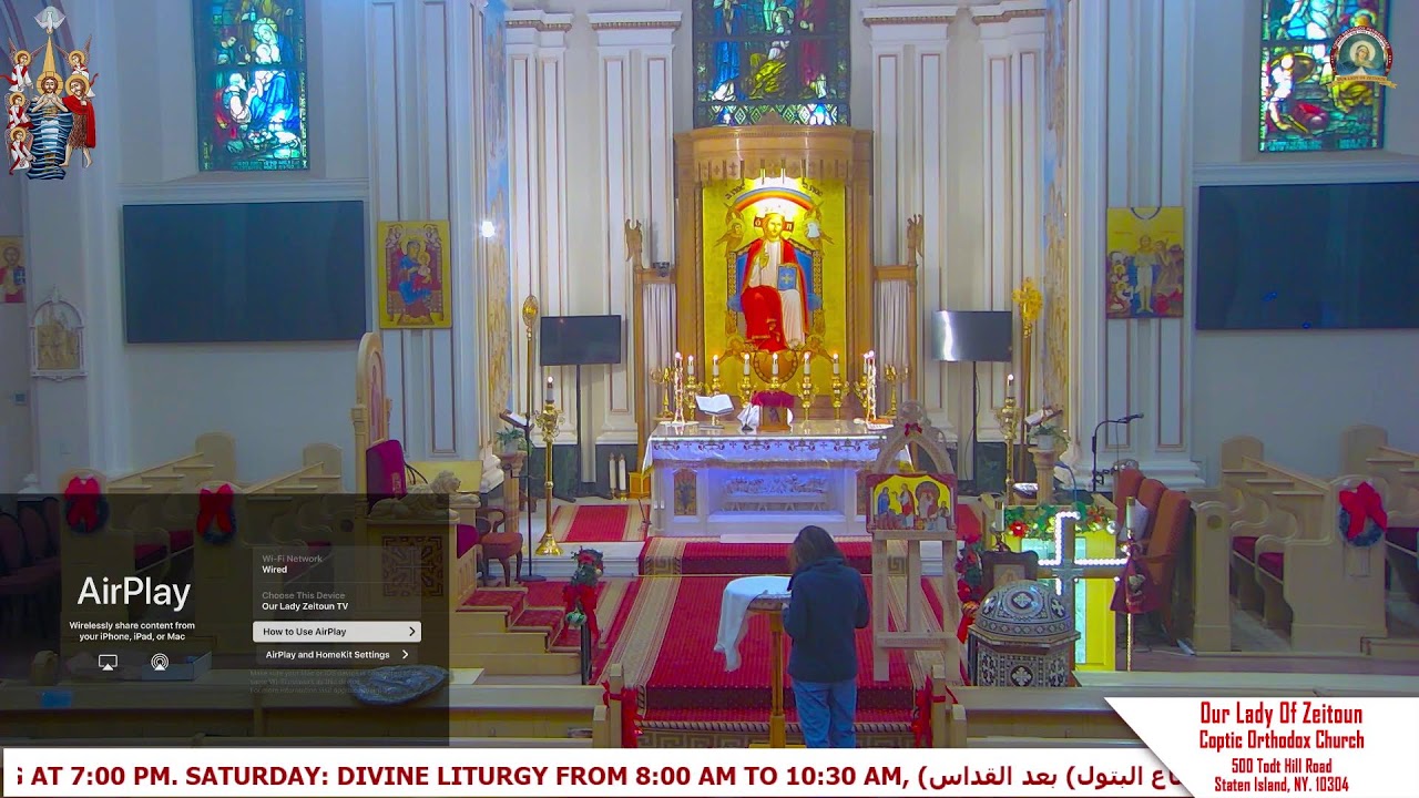 Thursday holy divine liturgy 01/22/2026