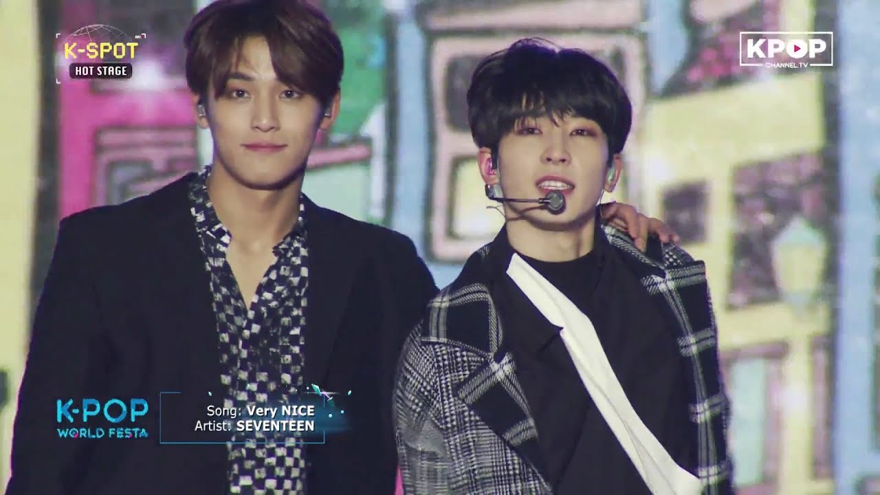SEVENTEEN - Very Nice at K-POP World Festa 