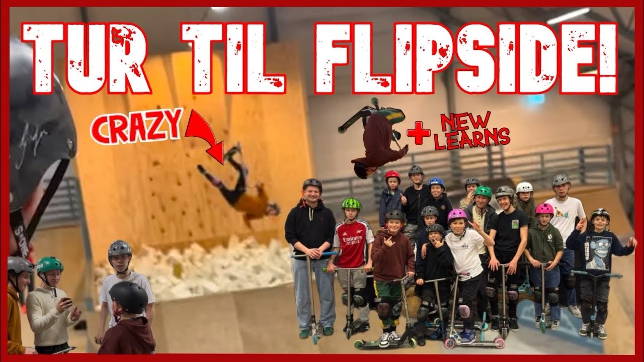 CRAZY TUR TIL FLIPSIDE OG CHILL PÅ PLAYGROUND🤯😎