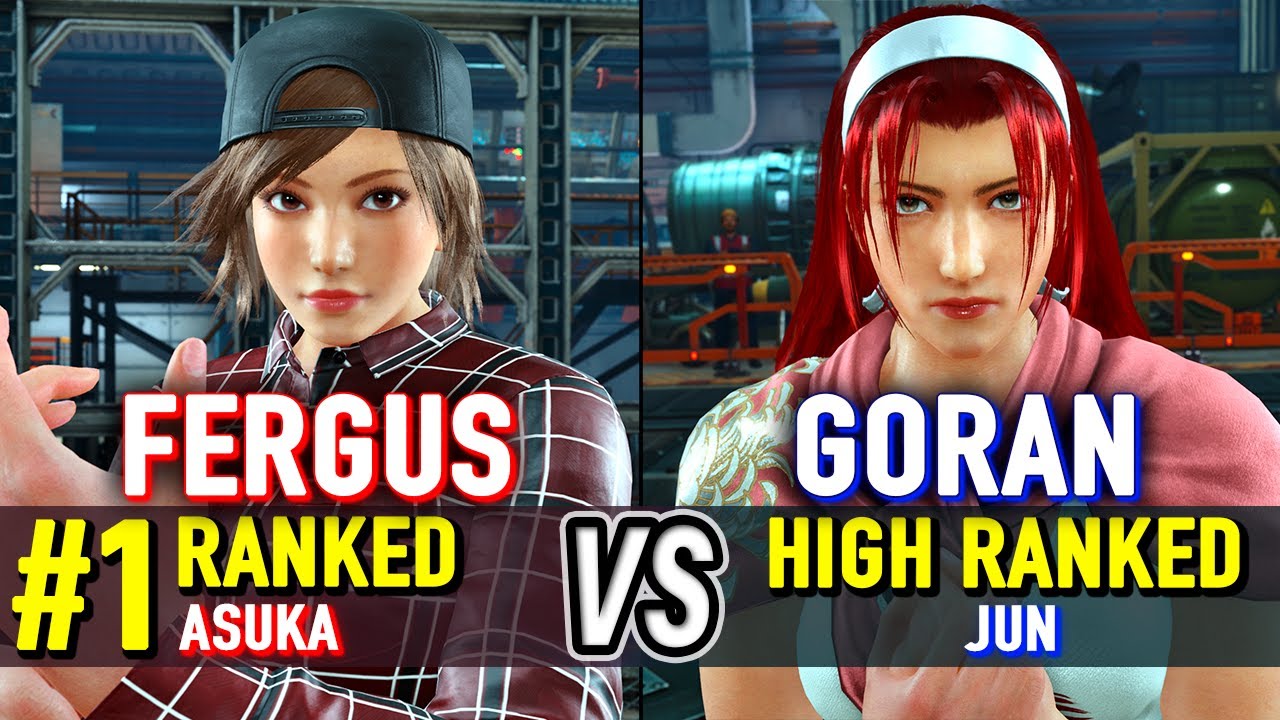 T8 🔥 FERGUS (#1 Ranked Asuka) vs GORAN (High Ranked Jun) 🔥 Tekken 8 High Level Gameplay