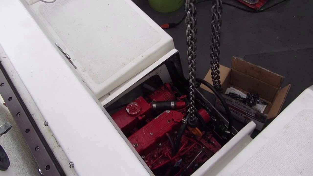 pulling the engine out of the gemini 105mc