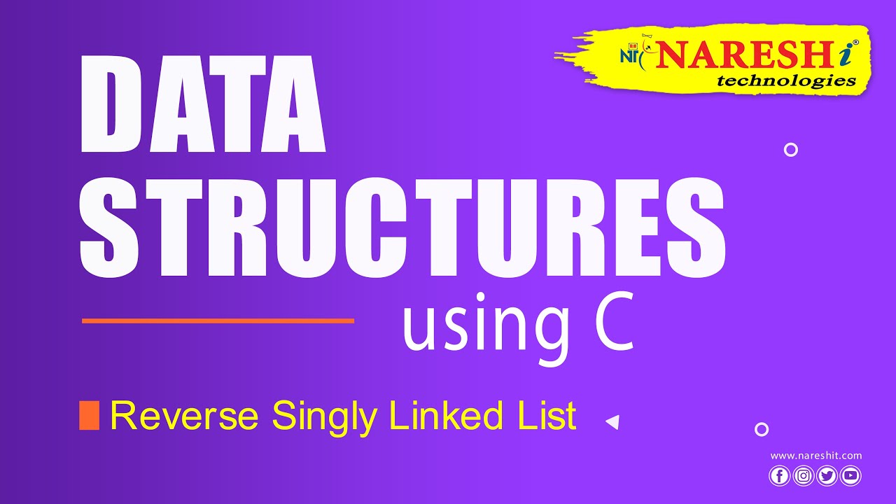 Reverse Singly Linked List | Data Structures using C