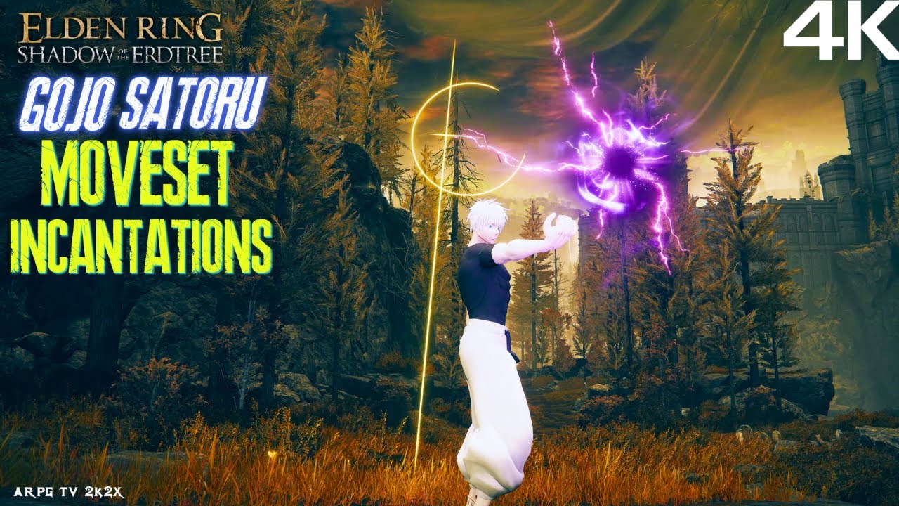 Gojo Satoru Moveset & Incantations [Shadow of The Erdtree Mod]