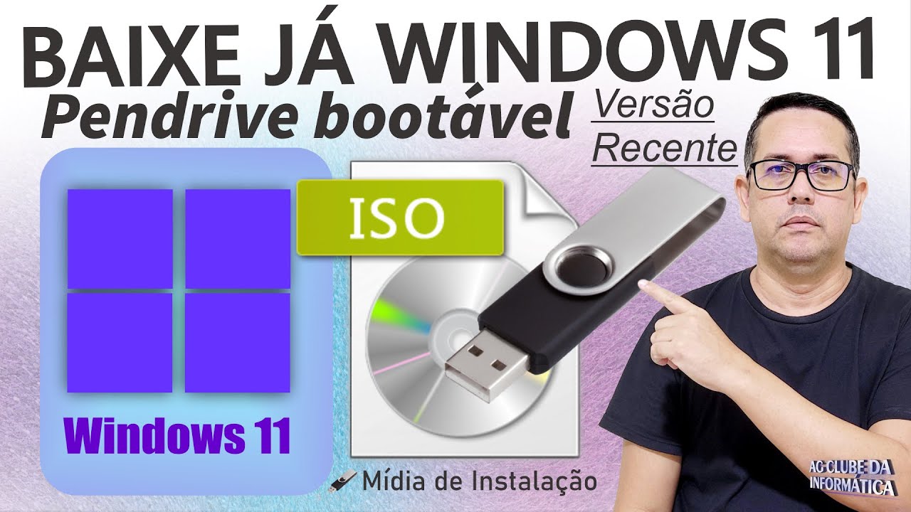Como BAIXAR o WINDOWS 11 Original e PENDRIVE BOOT&Aacute;VEL - VERS&Atilde;O RECENTE