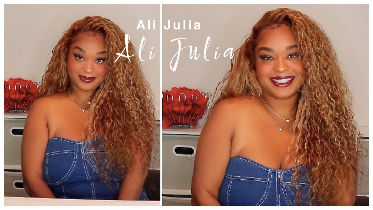 Beautiful Blonde Highlight Lace Frontal Wig | INSTALL Ft. Julia Hair