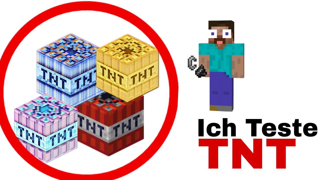 Ich Teste die verschiedensten Arten von TNT | BLEIBT BIS ZUM ENDE (1000 x TNT)