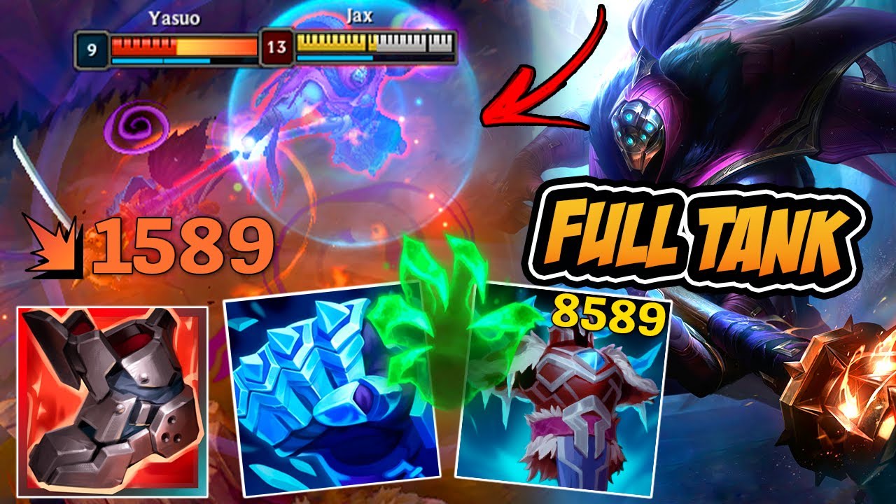 NOVA BUILD ABSURDA DO JAX FULL TANK É COMPLETAMENTE QUEBRADO