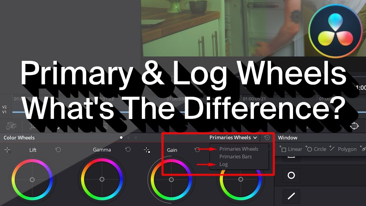 Primary Wheels vs Log Wheels In Davinci Resolve 15 & 16