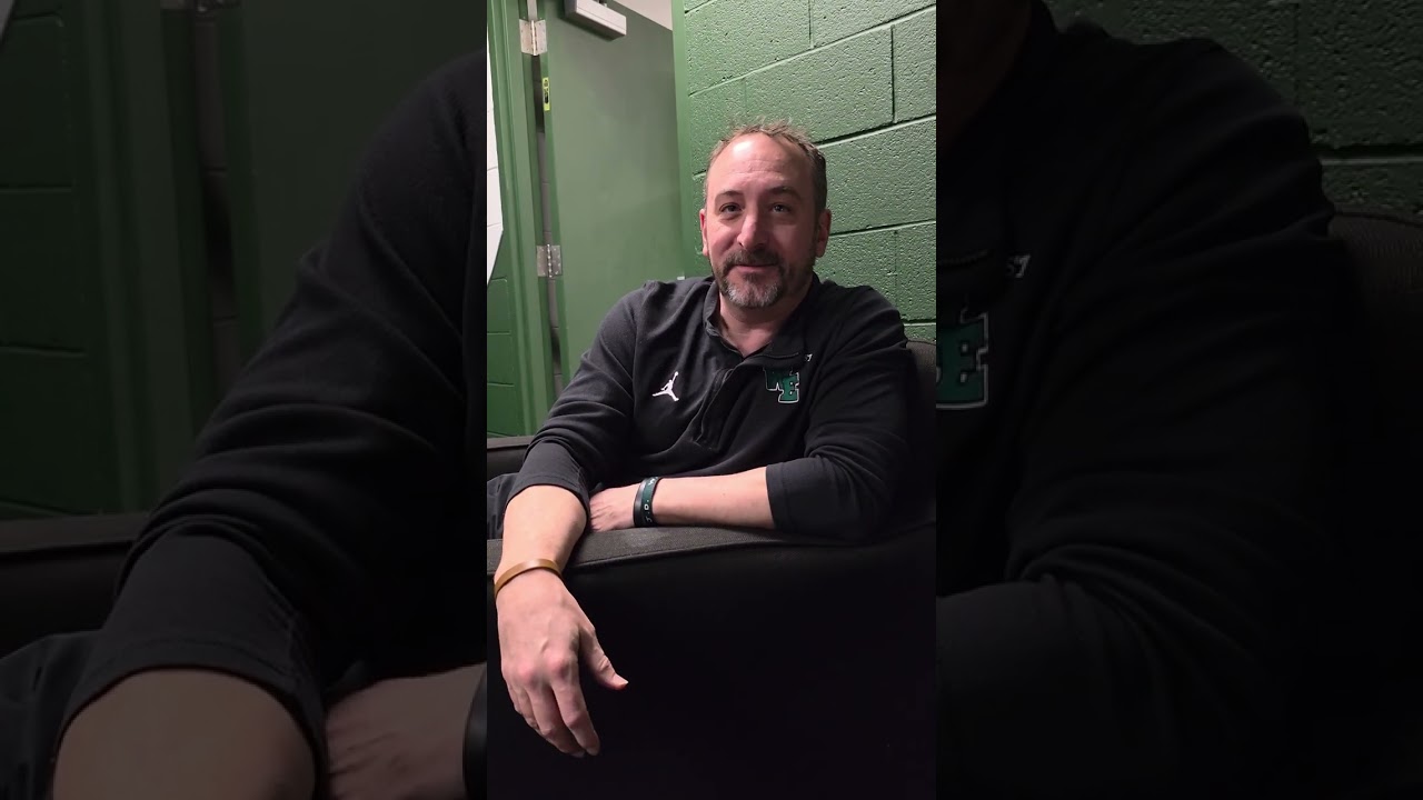 Wyoming East girls basketball head coach Ryan Davidson discusses the game against James Monroe Sat