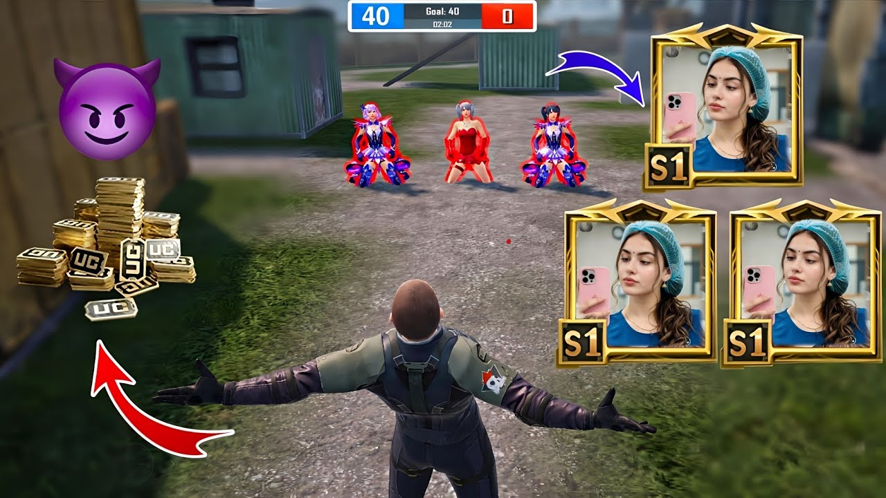 🔥Challenged Mythic Fashion Toxic Girl & her teammates with M24 for 1V3 TDM 😭SAMSUNG,A3,A5,A6,A7,J2