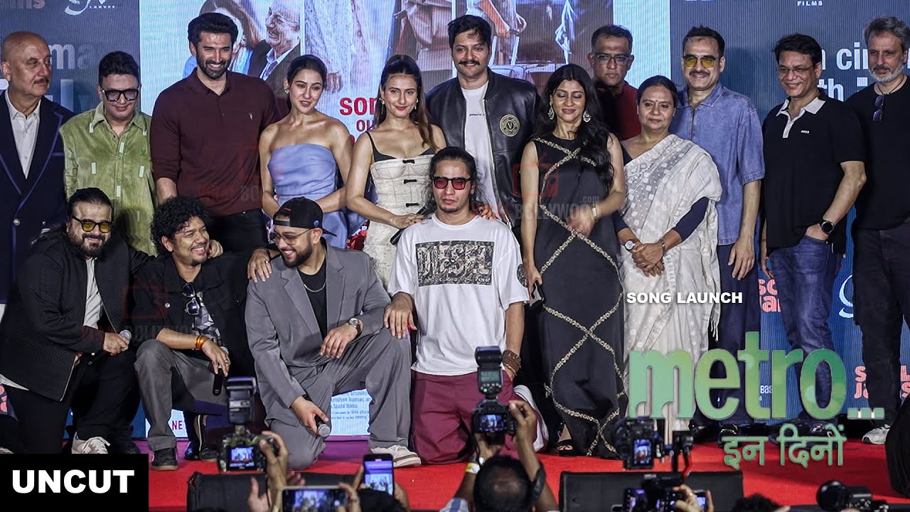 UNCUT - Metro...In Dino: Zamaana Lage | Song Launch | Sara Ali khan, Aditya Roy Kapur, Pankaj Trip..