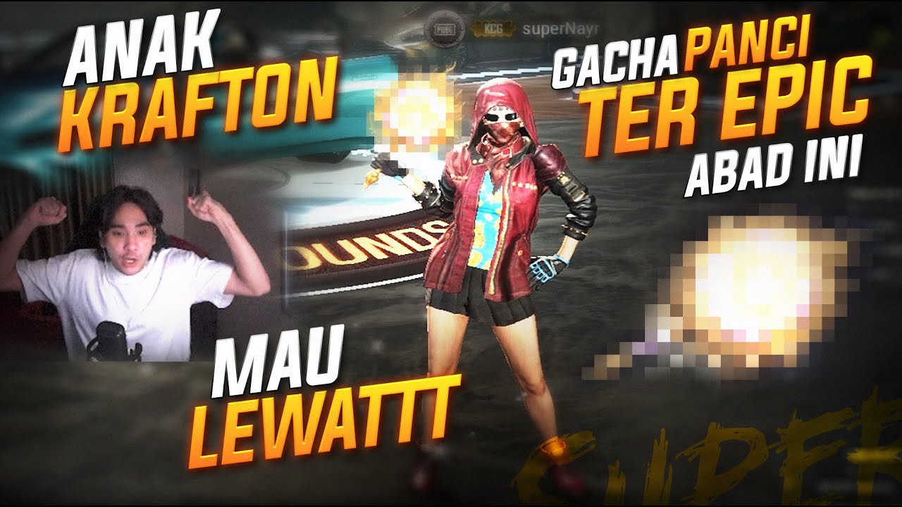 PUNTENN ANAK KRAFTON MAU LEWAT !! GACHA PANCI TER EPIC ABAD INI !! #pubg