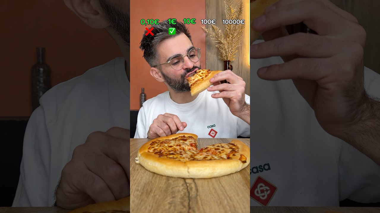Пицца за 1&euro; против 10000&euro; 🍕