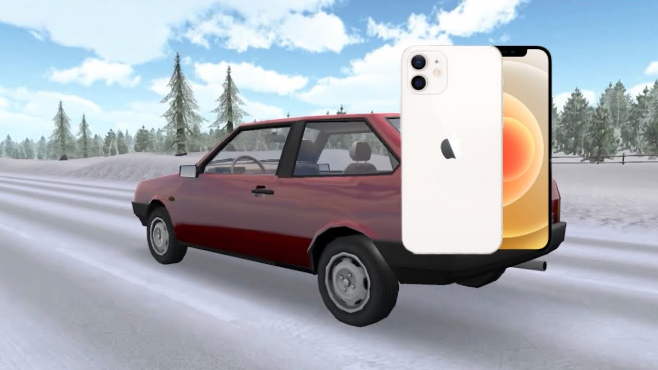 Driving Zone: Russia gameplay on iPhone 12