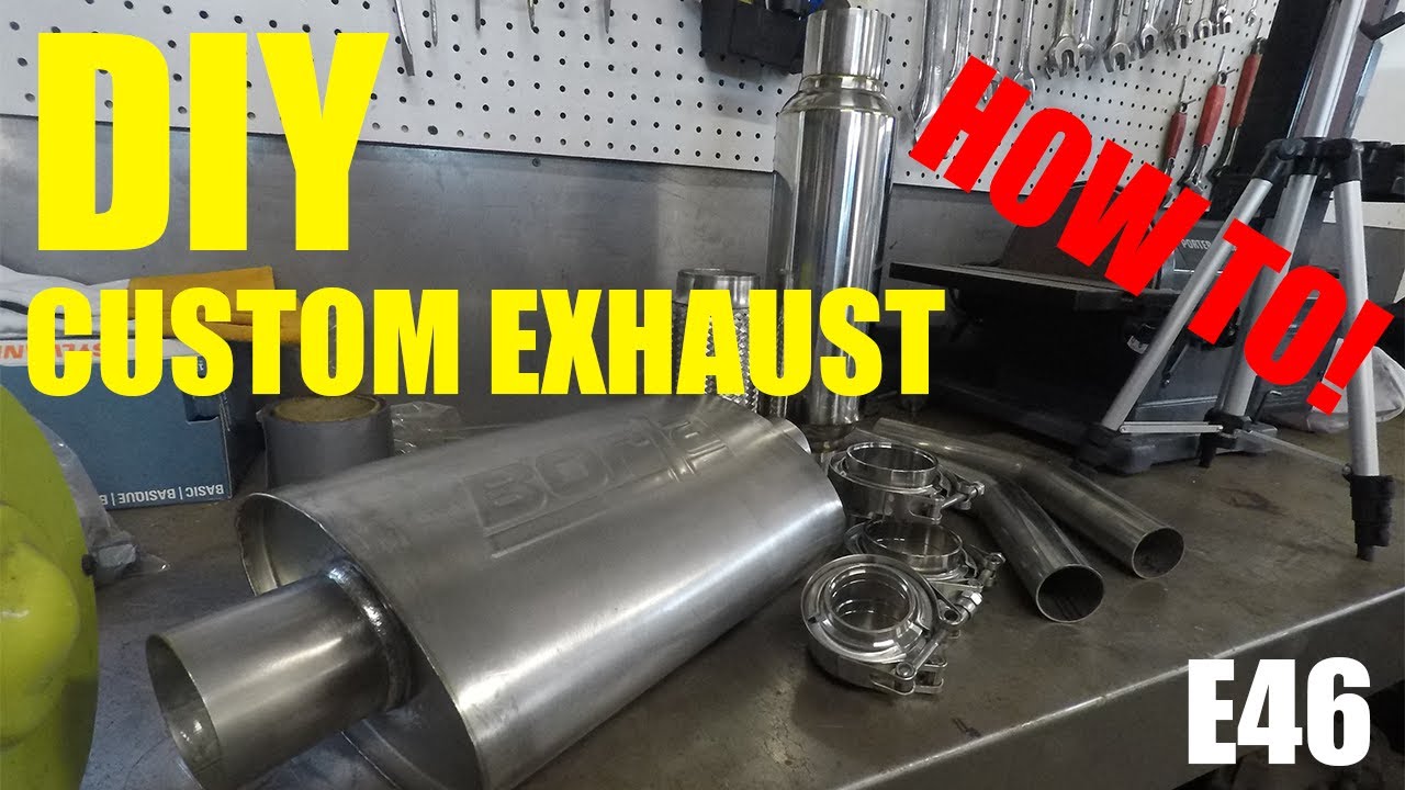 Building a Custom Exhaust From Scratch! BMW E46