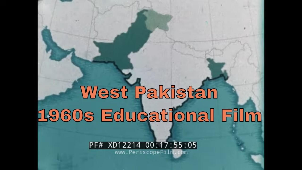 WEST PAKISTAN  1960s EDUCATIONAL TRAVELOGUE FILM  KARACHI  LAHORE  PESHAWAR  XD12214
