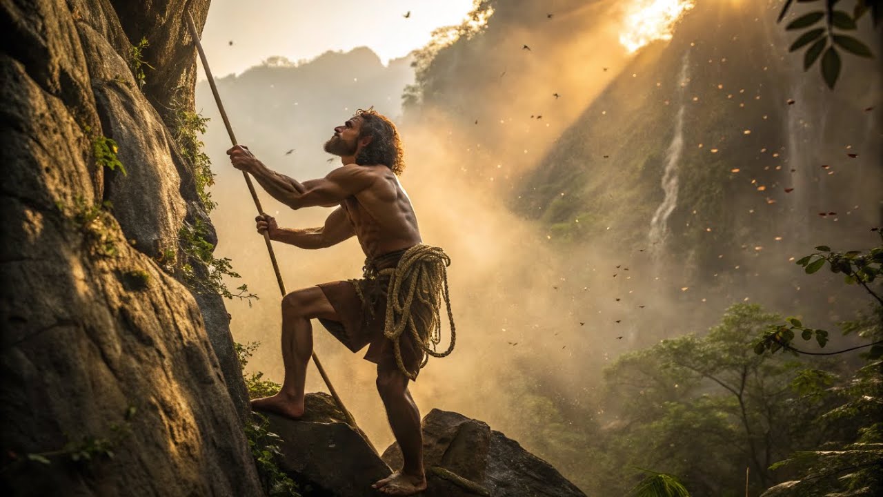 150,000 Years Ago: Nomads Risk Cliffs to Harvest Wild Honey &ndash; Prehistoric Survival Story