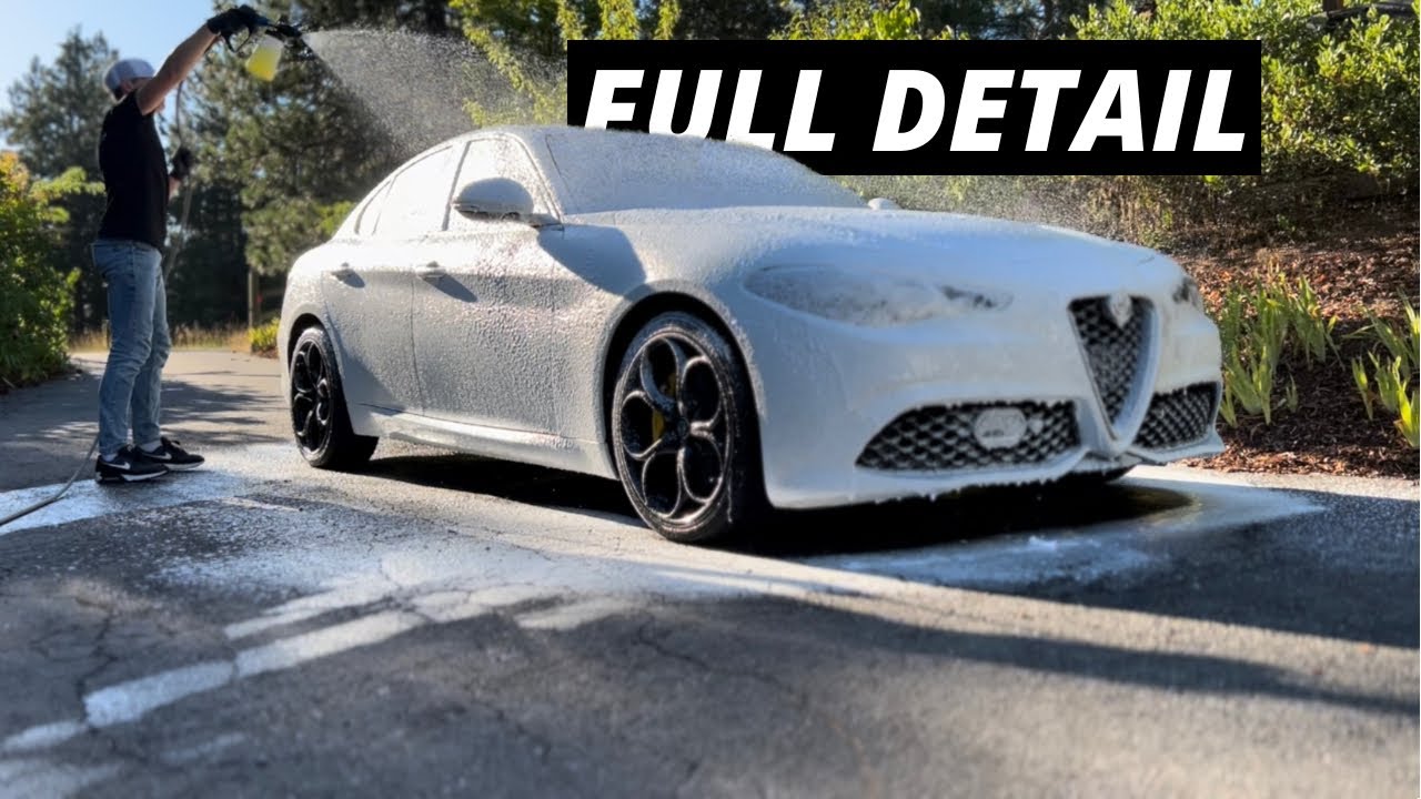 Full Detail On A Alfa Romeo Giulia - Wash, Polish & Ceramic Coating
