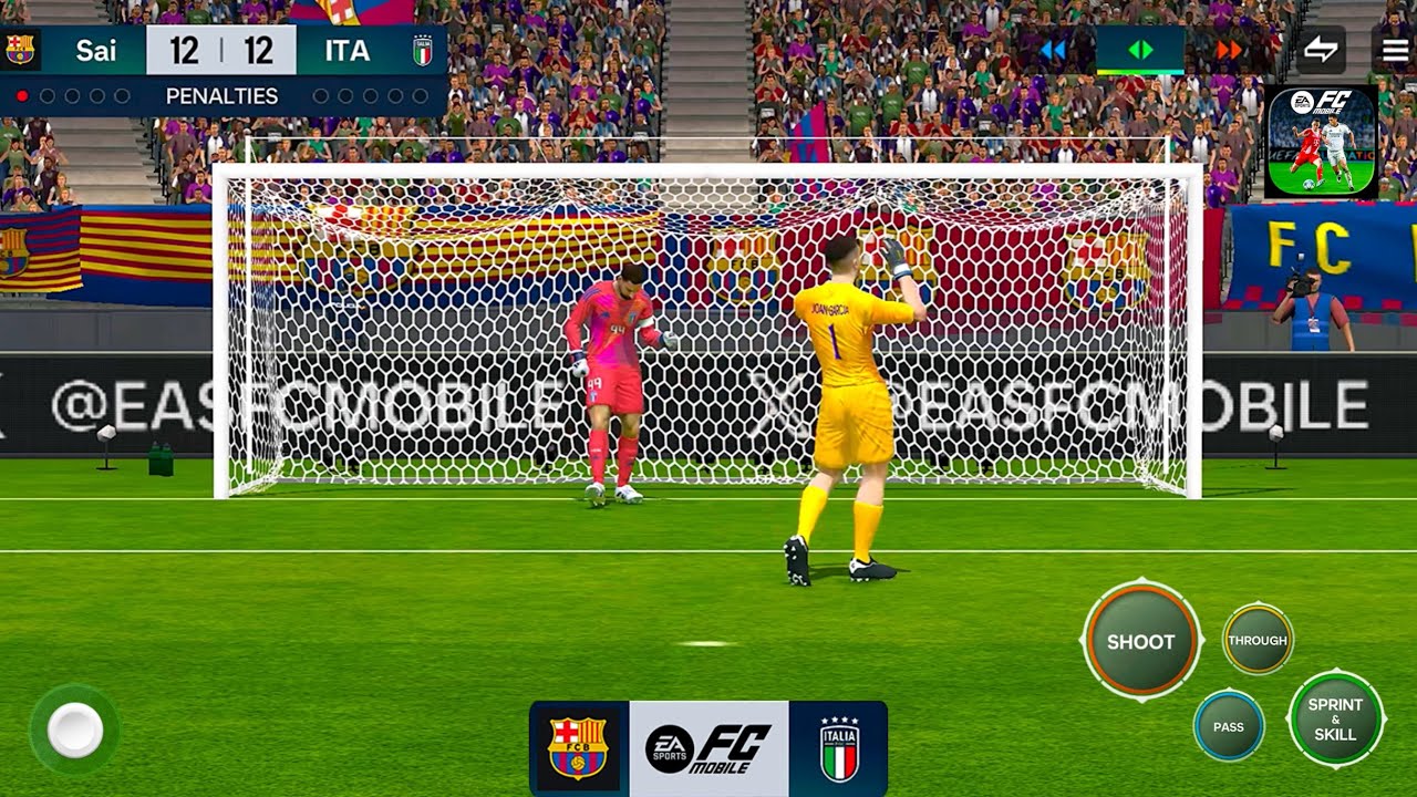Fc Mobile Penalty Shootout #98 FC Barcelona Vs Italy #fcmobile26