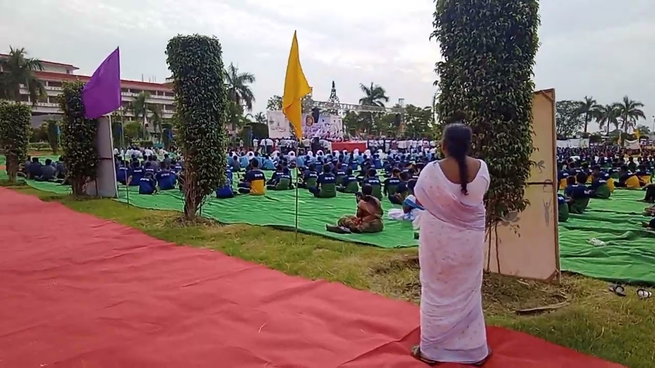 YOGA DAY 2025 Sri Viswasanthi Educational E M School