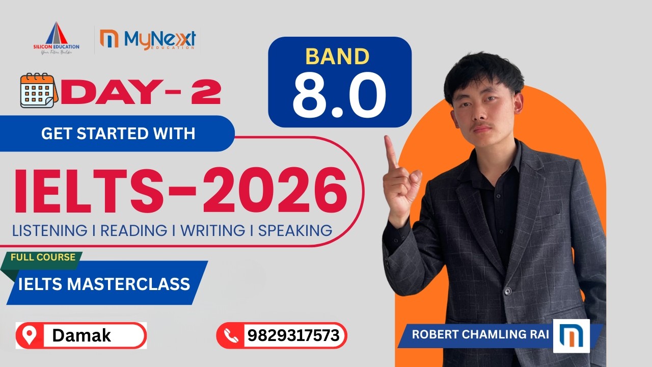 IELTS 2026: Writing Task 1 | Masterclass | Robert Chamling Rai | My Next Education |