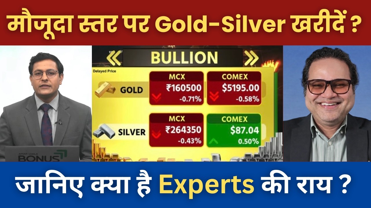 Gold Silver Latest News | मौजूदा स्तर पर Gold-Silver खरीदें ? gold rate today |Silver rate today