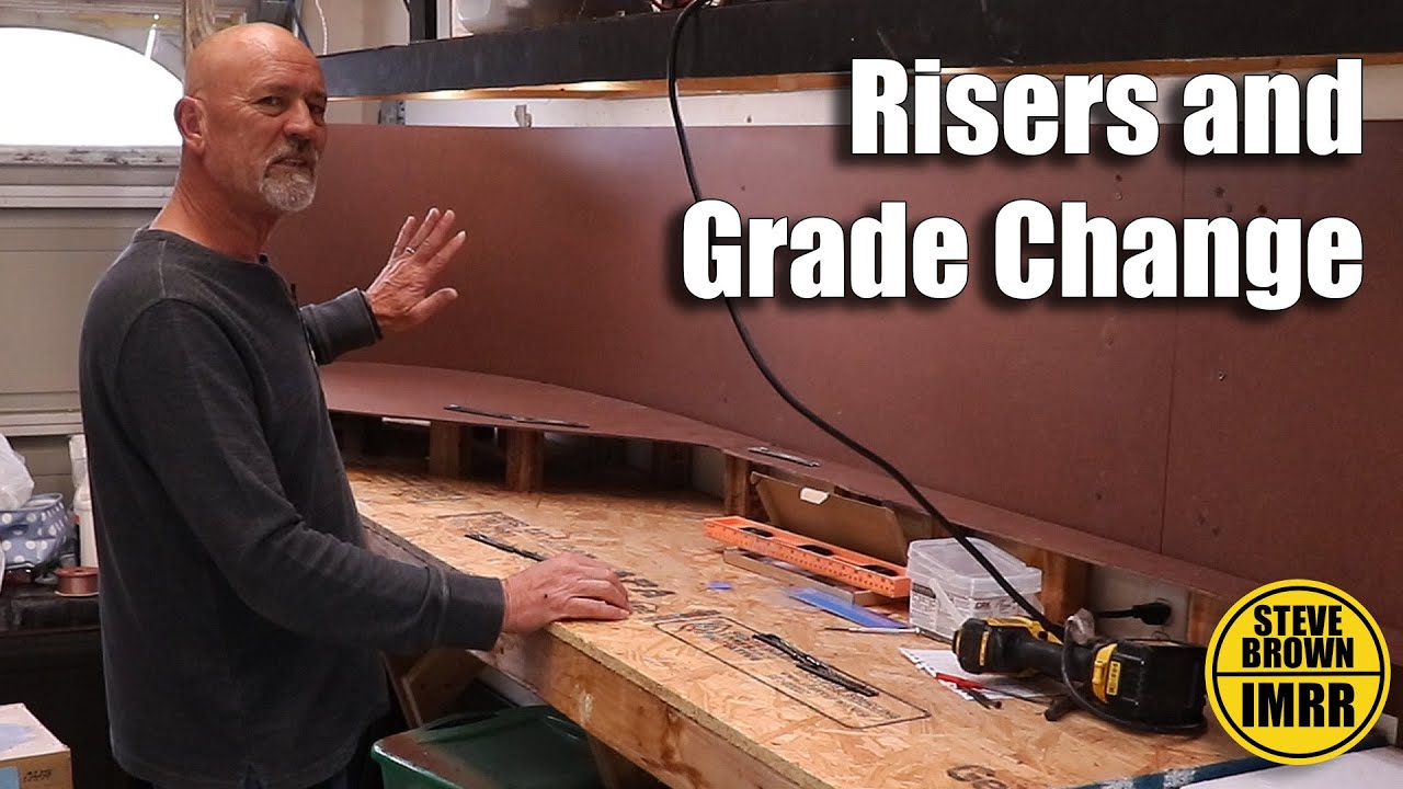 116: How Experts Install Risers for a Grade Change on a Model Railroad!