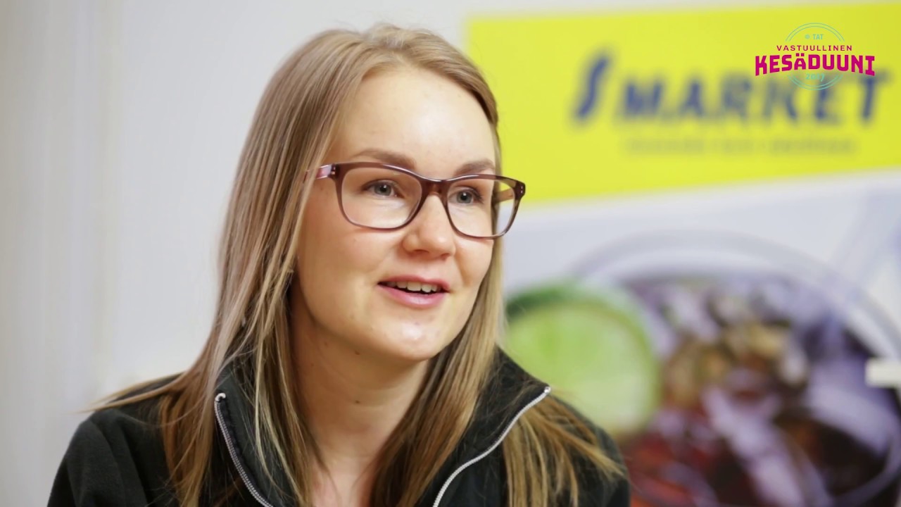 Kesätyössä S-marketissa - Vastuullinen kesäduuni 2017
