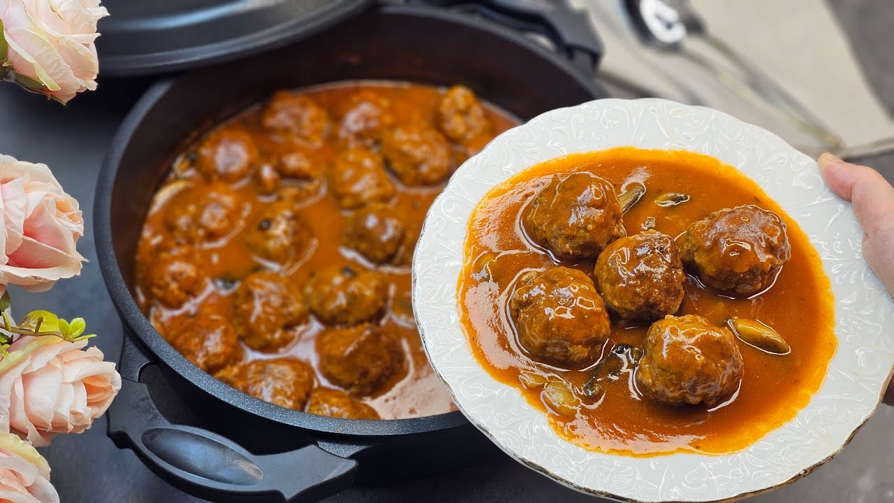 Mëso Sekretin dhe Gatuje Drekën si në Restorant për 20 minuta - Qofte në salcë Speciale