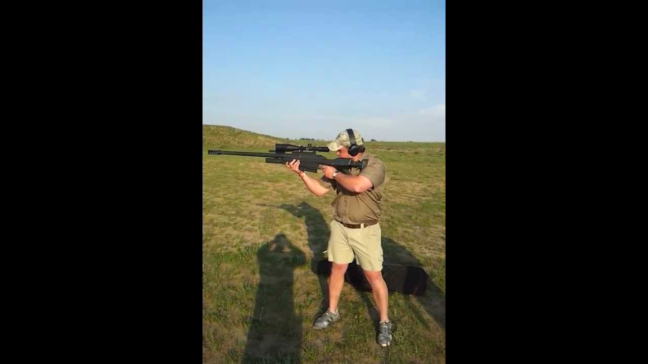 Shooting Truvelo  50 Sniper Rifle