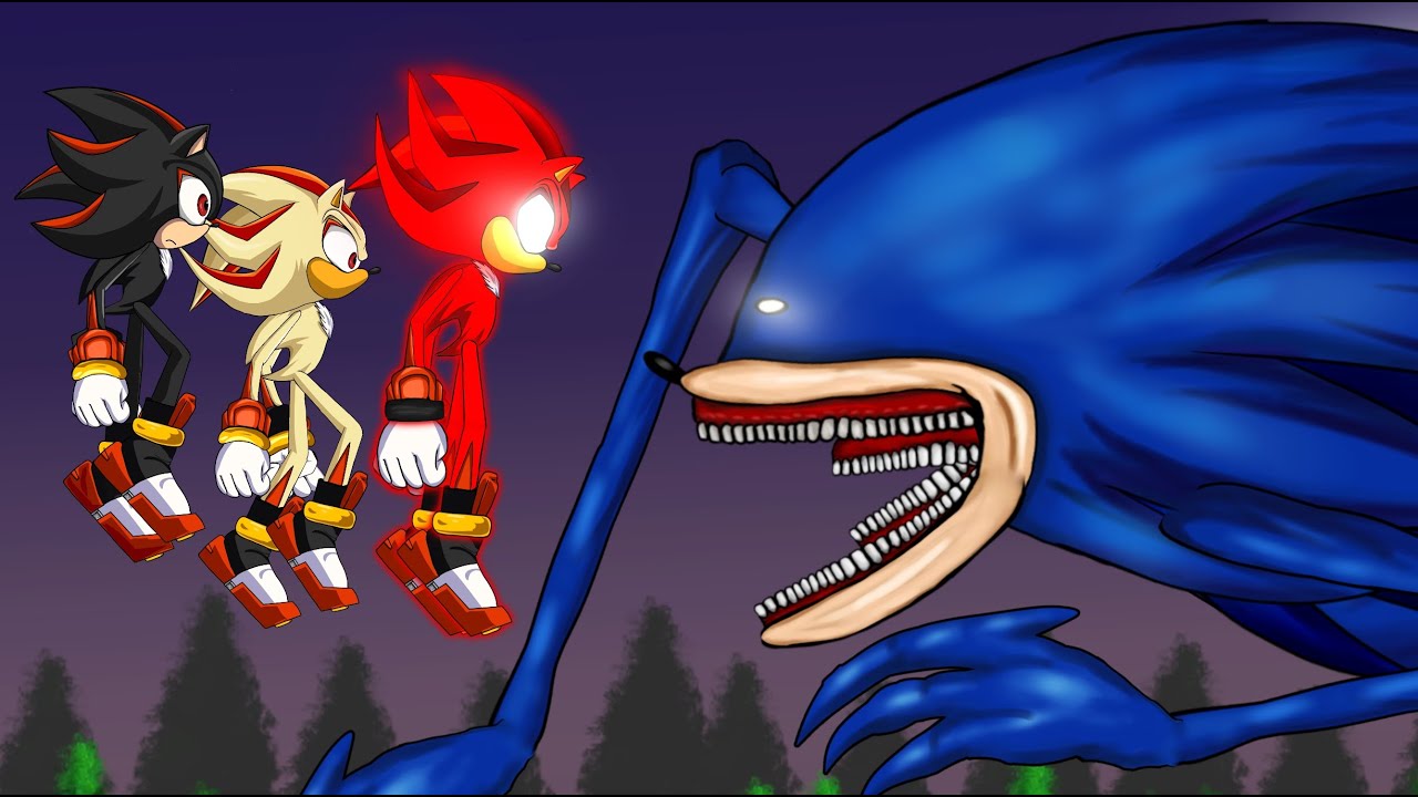 Sonic Tapes vs Shadow The Hedgehog, Gorefield. Full Animation. Drawing Cartoon 2.