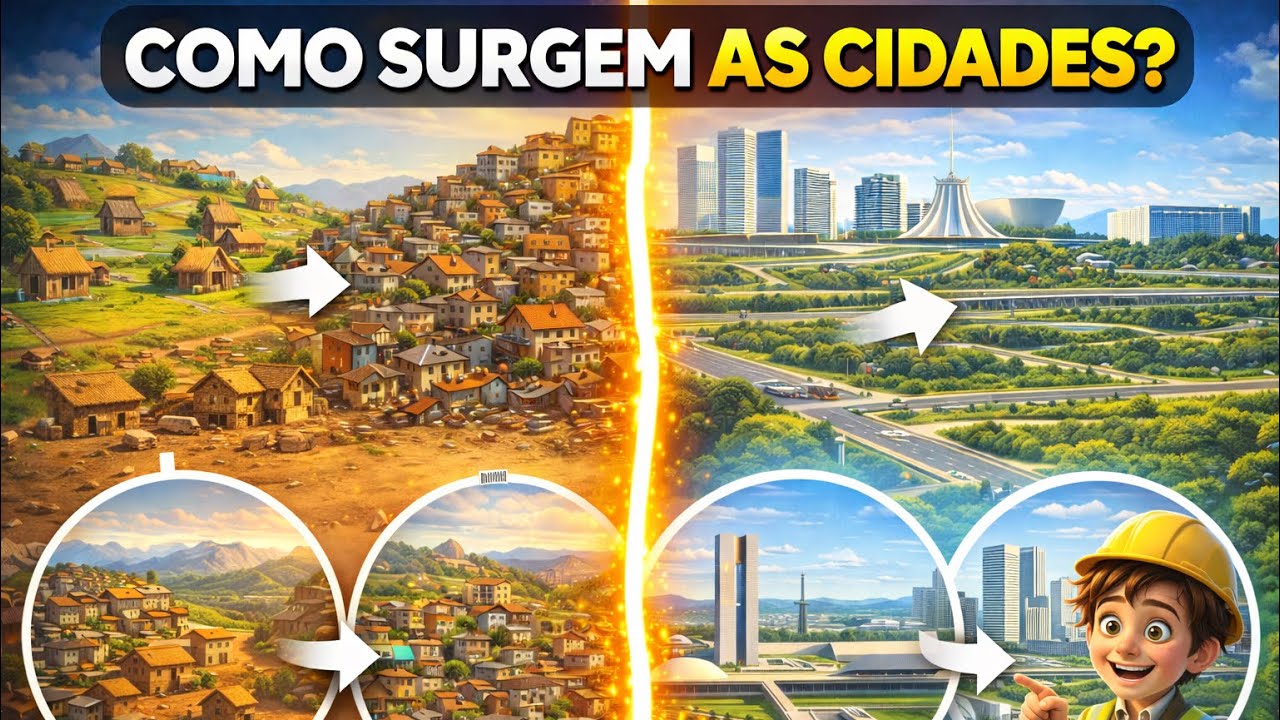 CIDADE ESPONT&Acirc;NEA | CIDADE PLANEJADA | HIST&Oacute;RIA | CIDADES PASSAM POR REFORMAS | COMO SURGEM CIDADES
