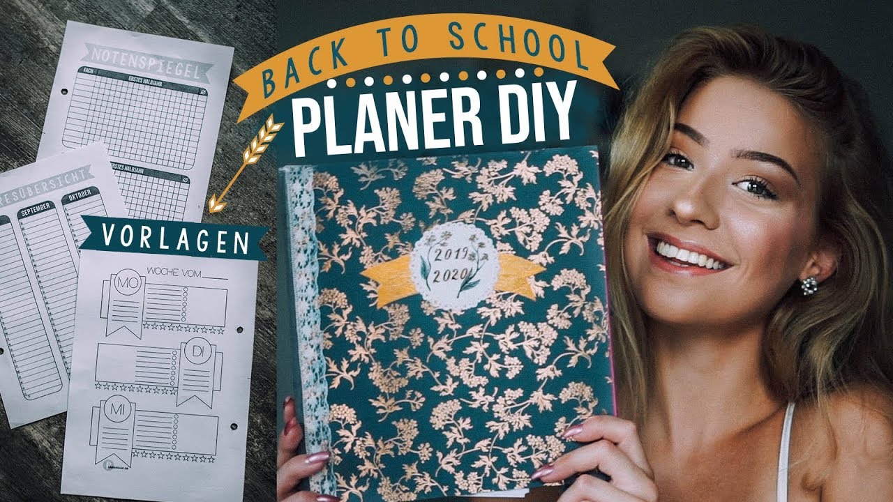 DIY PLANER/HAUSAUFGABENHEFT - Back to School 2019 // JustSayEleanor (Organisation, Bullet Journal)