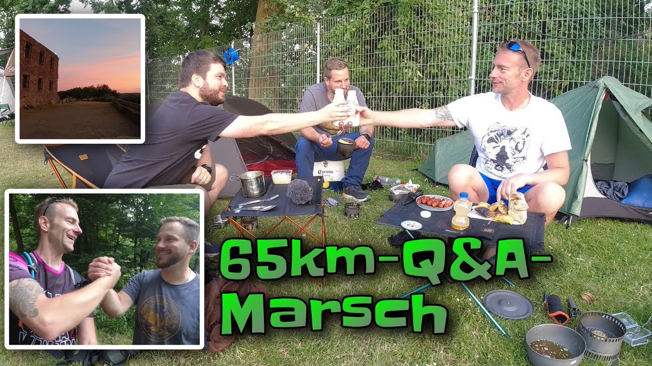 65km-Q&A-Marsch mit Übernachtung auf Campingplatz | Toppers Adventures