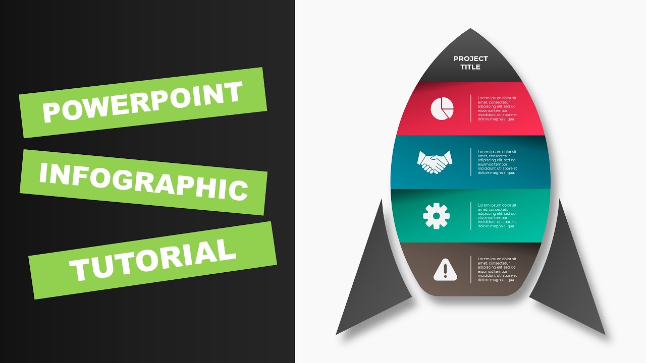 How to Make Creative Rocket Infographic | PowerPoint Tutorial