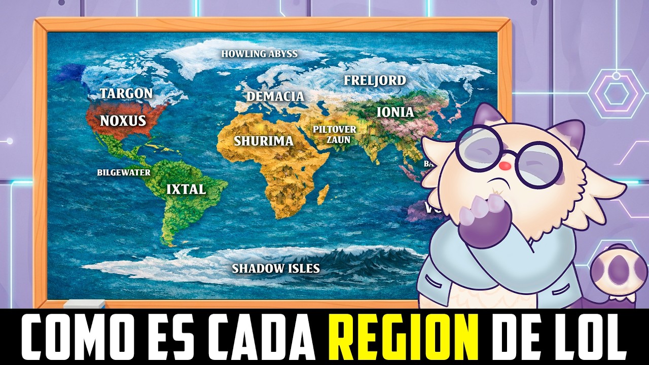 Analizando las Regiones de Runaterra | Conviértete en LORE MASTER | Clase 6 #leagueoflegendslore