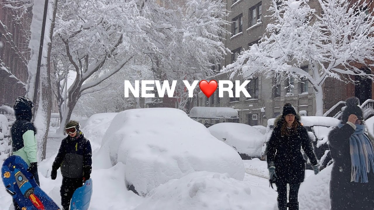 [4K]🇺🇸NYC Blizzard of 2026 ❄️☃️ Biggest SNOWSTORM in New York City | Feb 2026