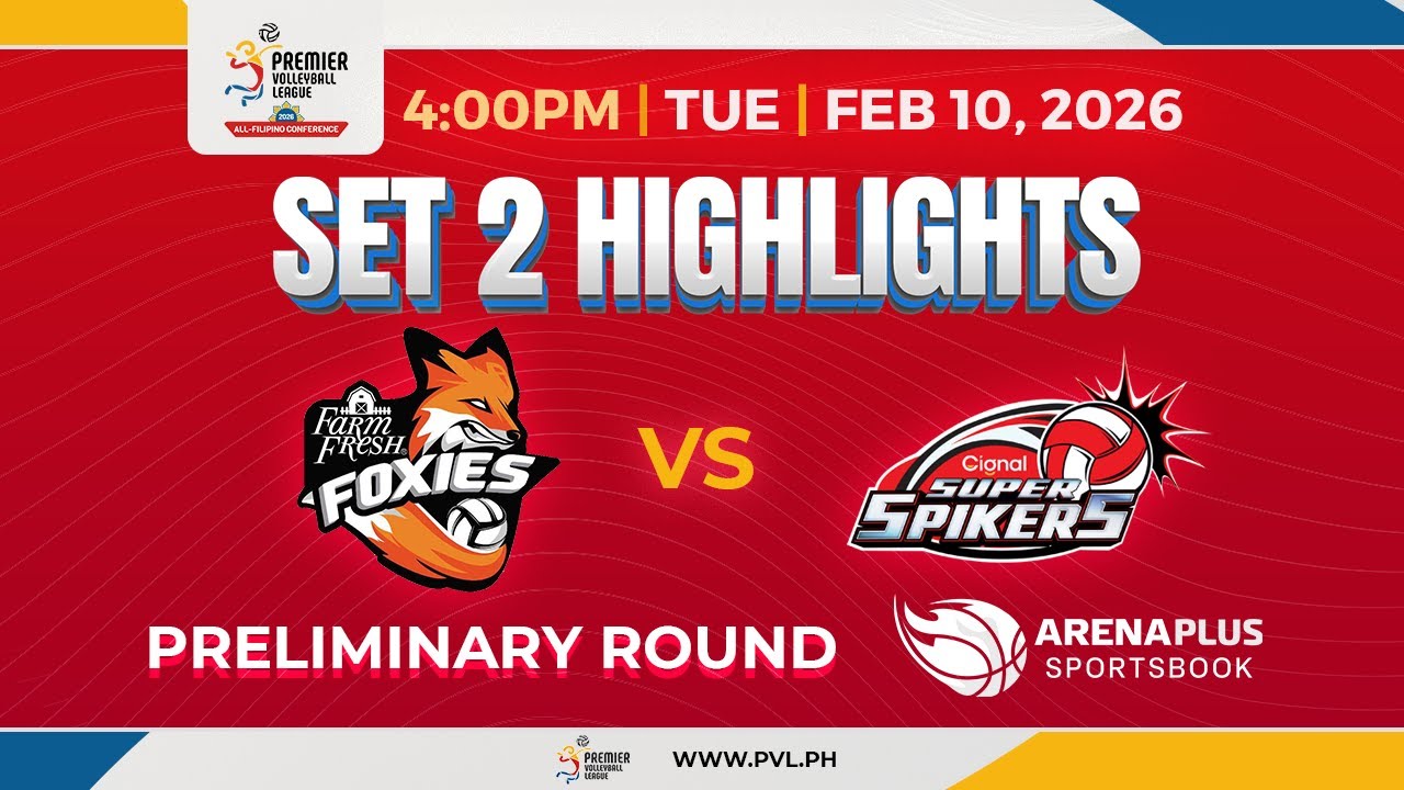 Farm Fresh vs. Cignal - 2nd Set Highlights