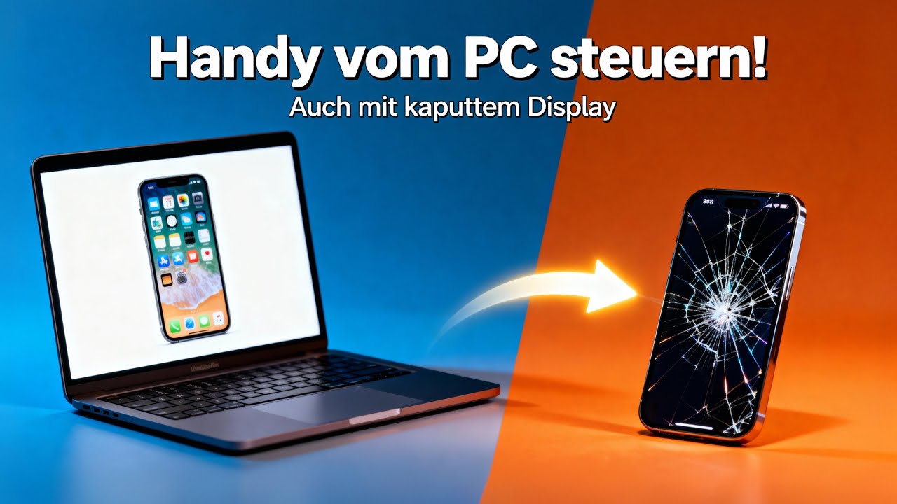 📱 iPhone & Android vom PC steuern &ndash; So einfach geht&rsquo;s! | Bildschirmkontrolle