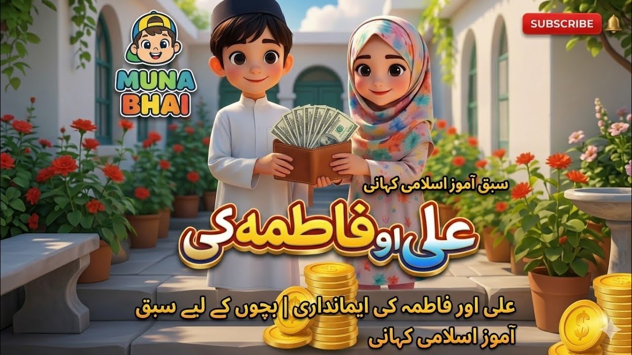 علی اور فاطمہ کی ایمانداری | بچوں کے لیے سبق آموز اسلامی کہانی