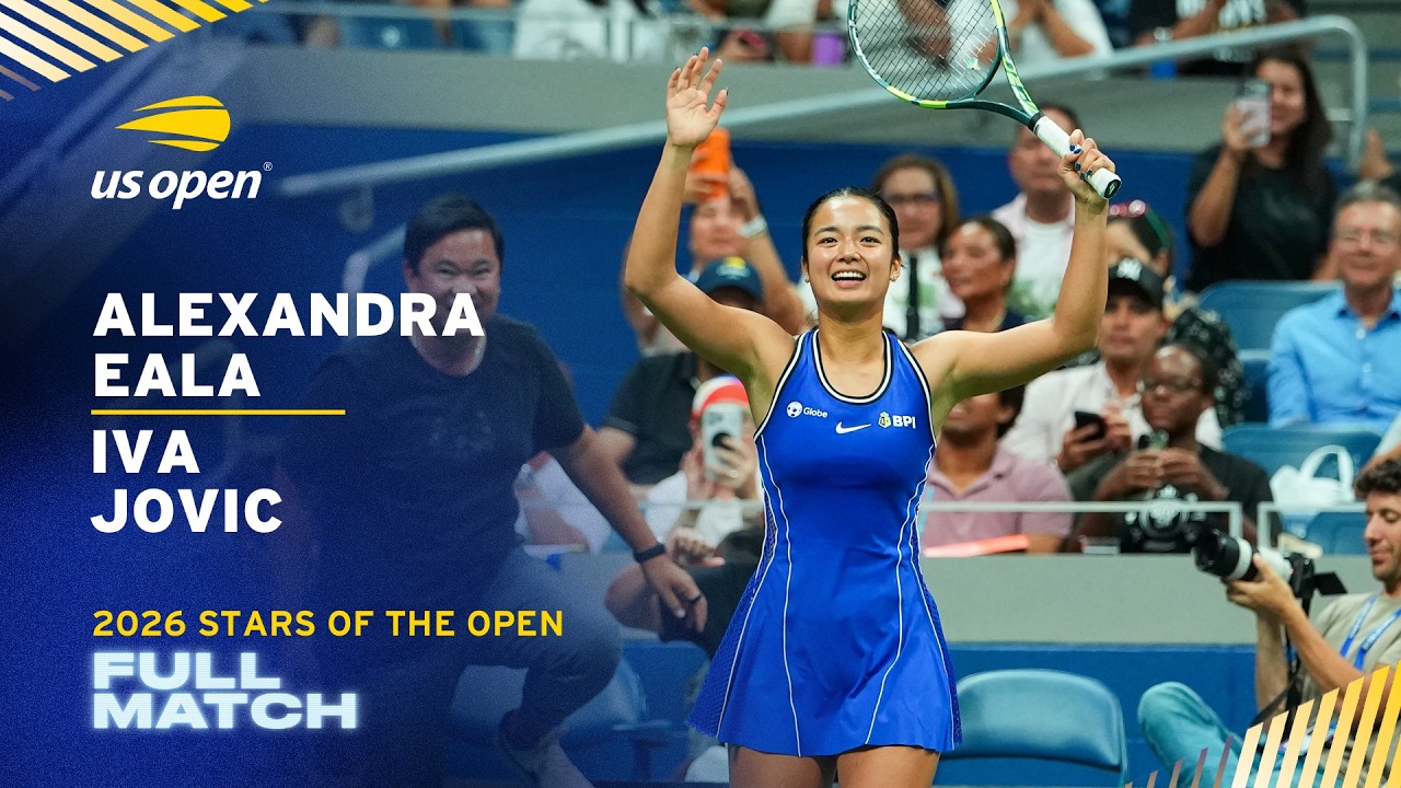 Alexandra Eala vs. Iva Jovic Full Match | Stars of the Open | 2026 US Open