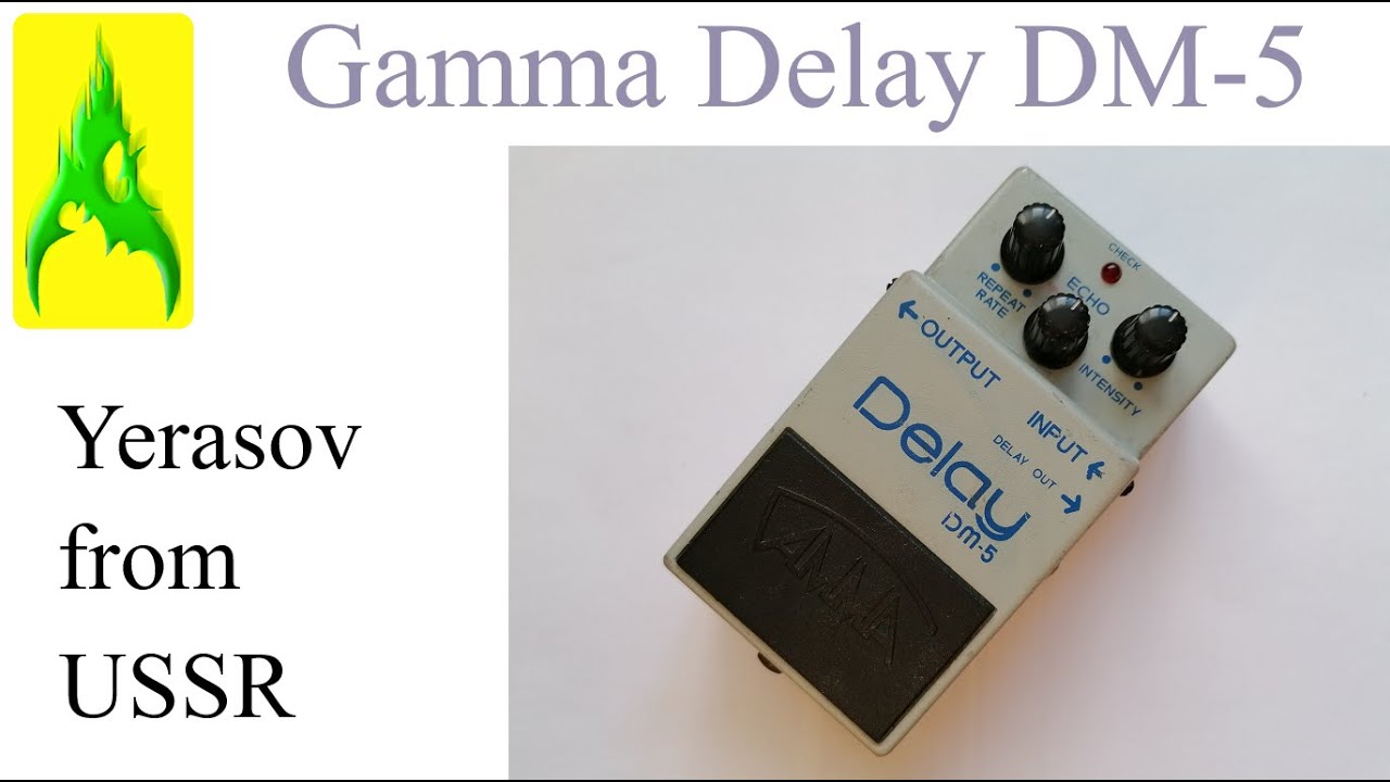 Pedal Gamma Yerasov Delay DM 5 Digital DE/ENG