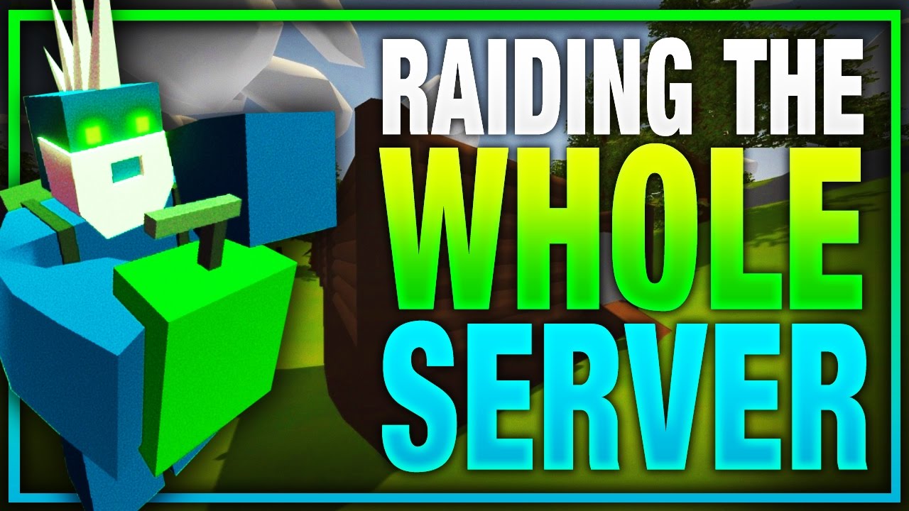Unturned Vanilla - RAIDING THE WHOLE SERVER! w/P9nda