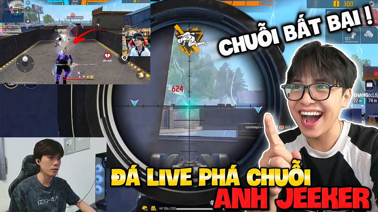 KSLOW Đá Live Anh JEEKER Phá Chuỗi Bất Bại Liệu Có Thành Công ?