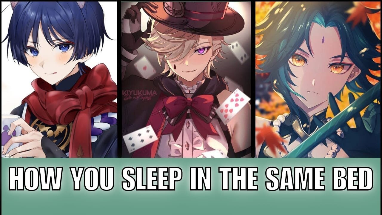 How you sleep in the same bed - genshin impact x listener asmr