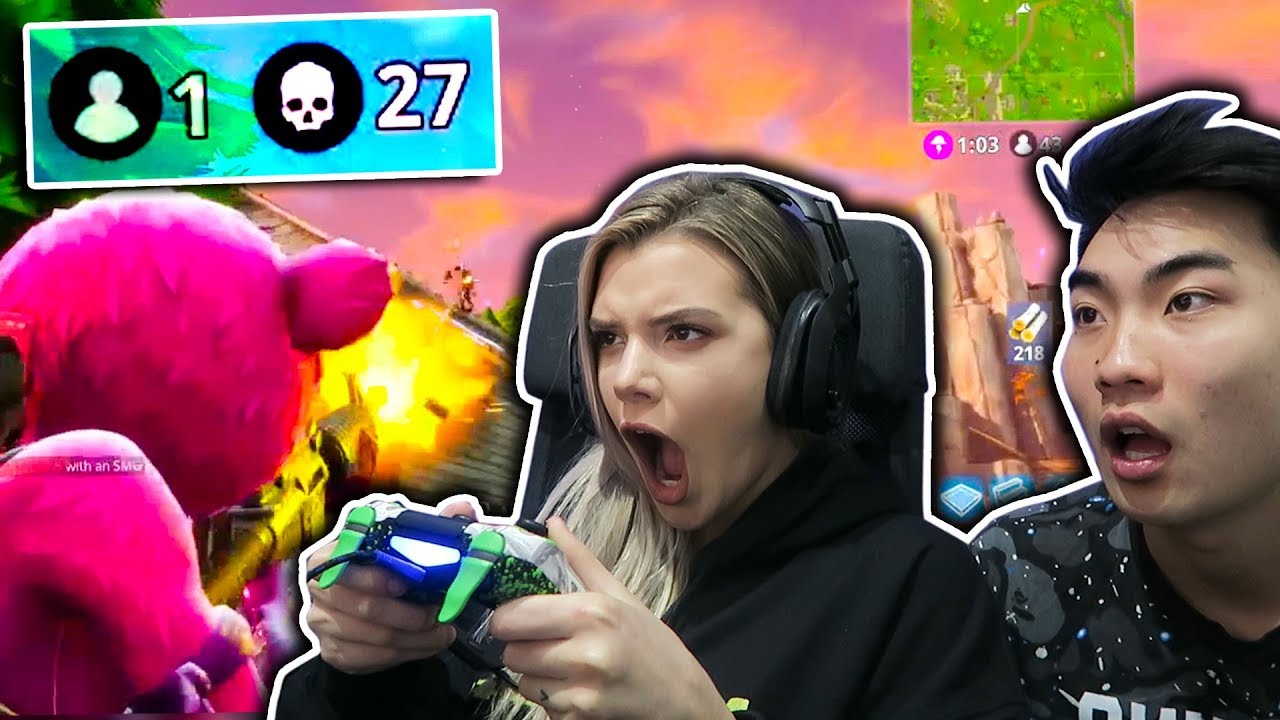 ALISSA VIOLET PLAYS FORTNITE w/ RICEGUM